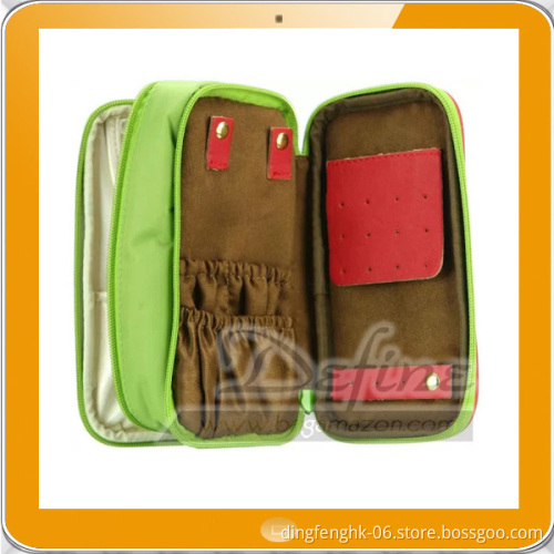 Travel Jewelry Toiletry Organizer Double-sided Jewelry Travel Bag